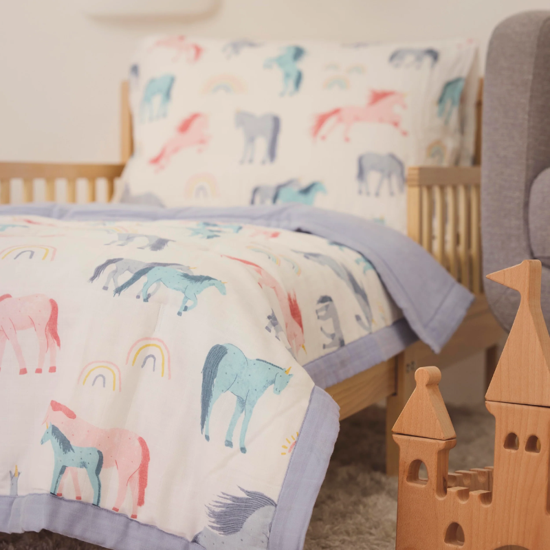 Cotton Muslin Toddler Comforter