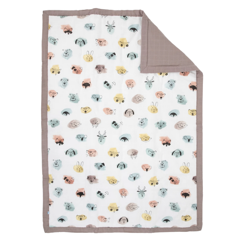 Cotton Muslin Toddler Comforter