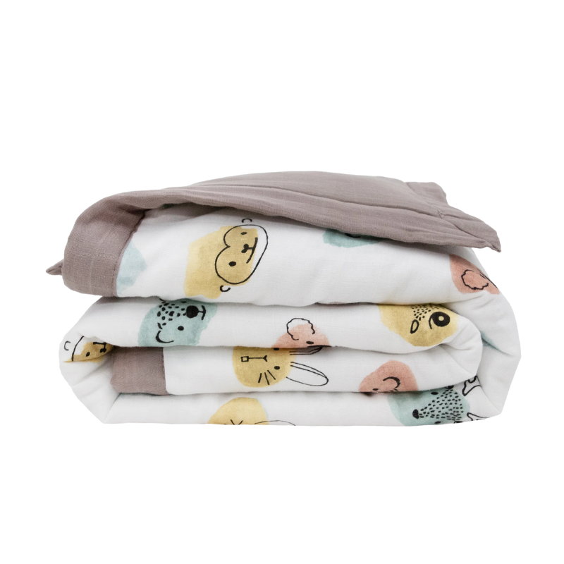 Cotton Muslin Toddler Comforter