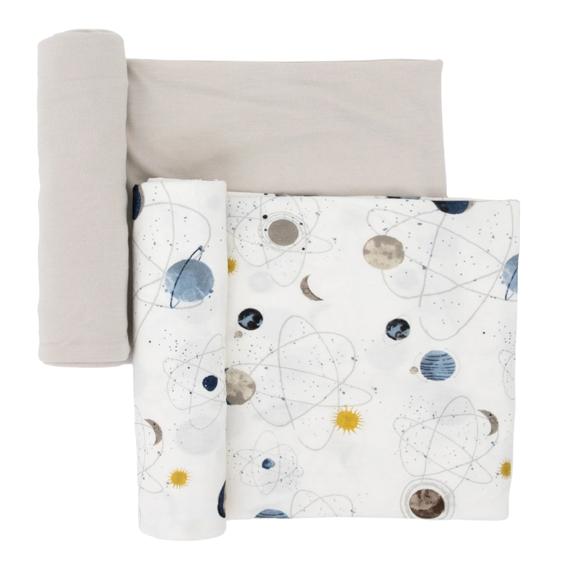 Stretch Knit Swaddle Blanket - 2 Pack