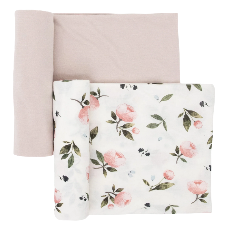 Stretch Knit Swaddle Blanket - 2 Pack