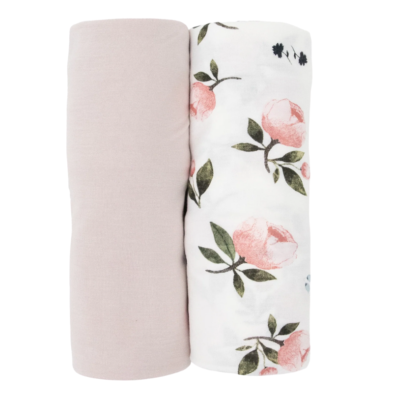 Stretch Knit Swaddle Blanket - 2 Pack