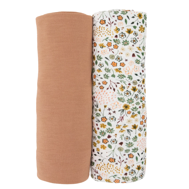 Stretch Knit Swaddle Blanket - 2 Pack