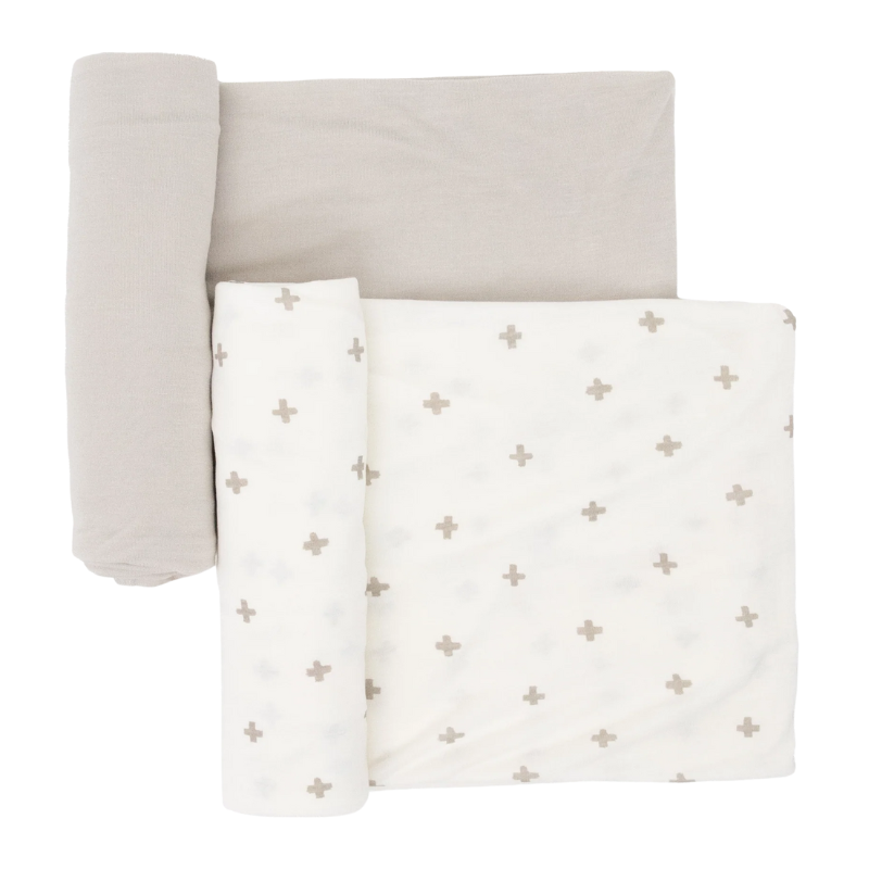 Stretch Knit Swaddle Blanket - 2 Pack