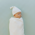 Stretch Knit Swaddle & Hat Set
