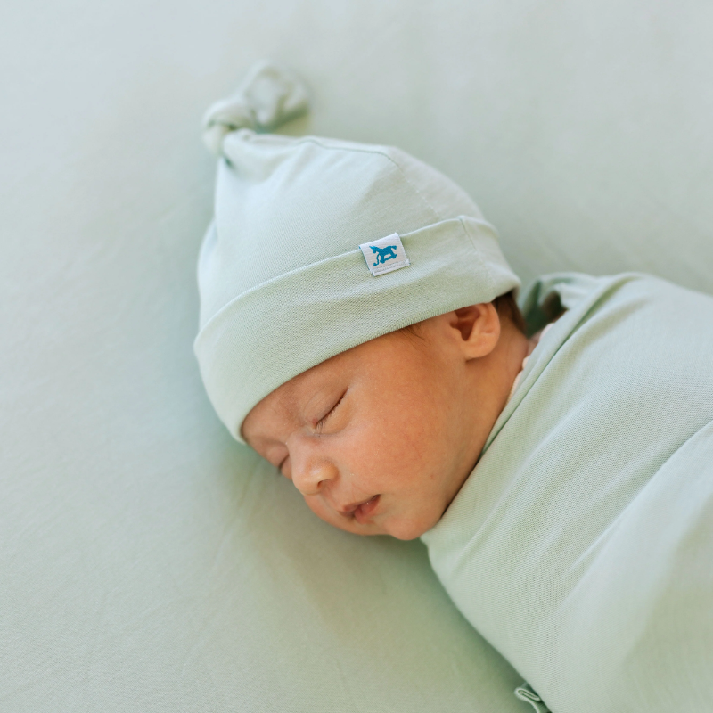 Stretch Knit Swaddle & Hat Set