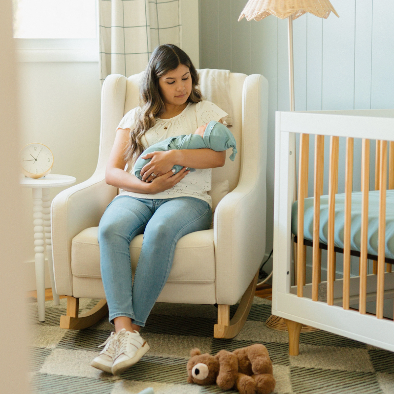 Stretch Knit Swaddle & Hat Set