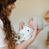 Stretch Knit Swaddle & Hat Set