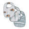 Cotton Muslin Classic Bibs - 3 Pack Bison