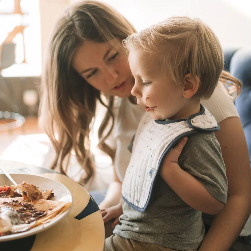 Cotton Muslin Classic Bibs - 3 Pack