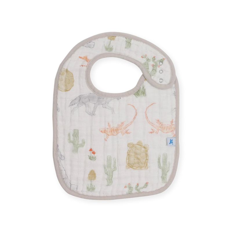 Cotton Muslin Classic Bibs - 3 Pack