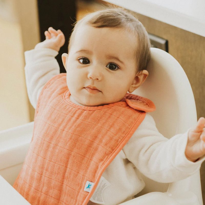 Cotton Muslin Classic Bibs - 3 Pack