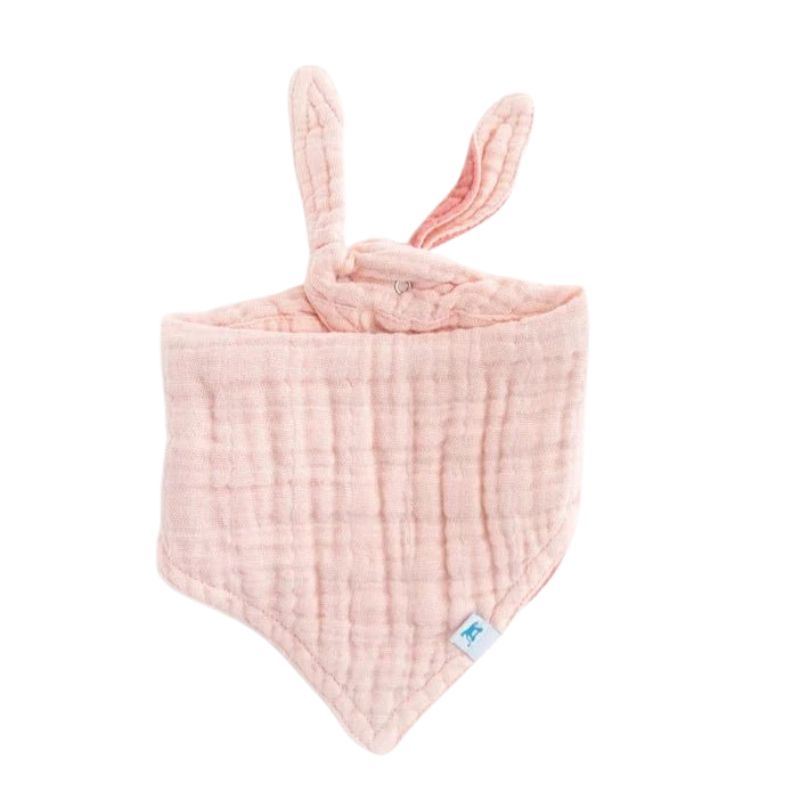 Cotton Muslin Reversible Bandana Bib