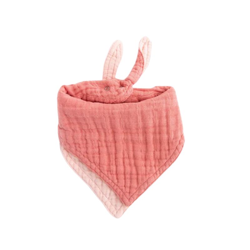 Cotton Muslin Reversible Bandana Bib