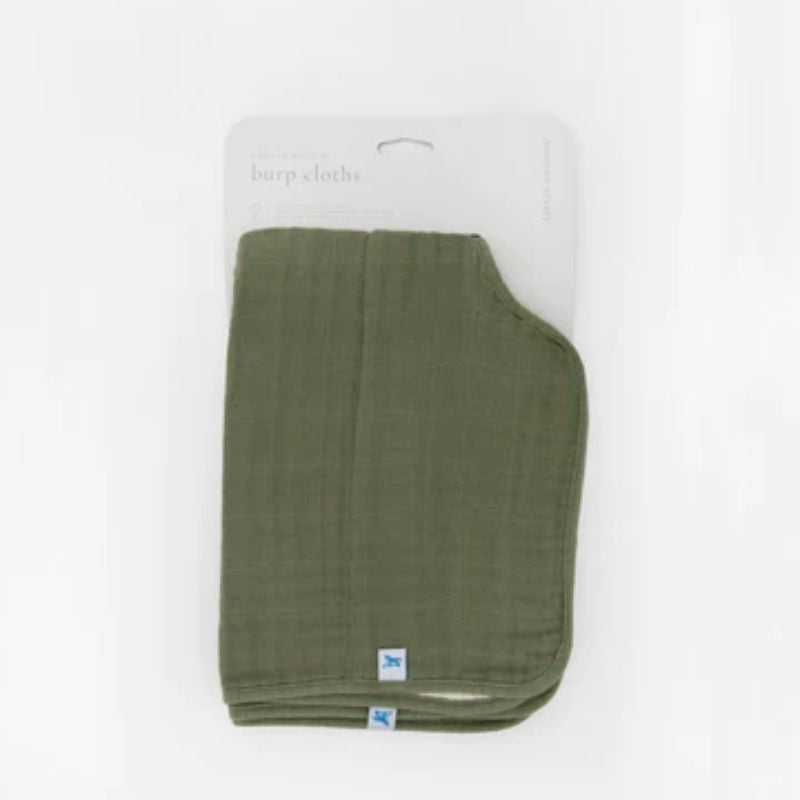 Cotton Muslin Burp Cloth - 2 - Pack Fern