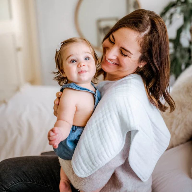 Cotton Muslin Burp Cloth - 2 - Pack White