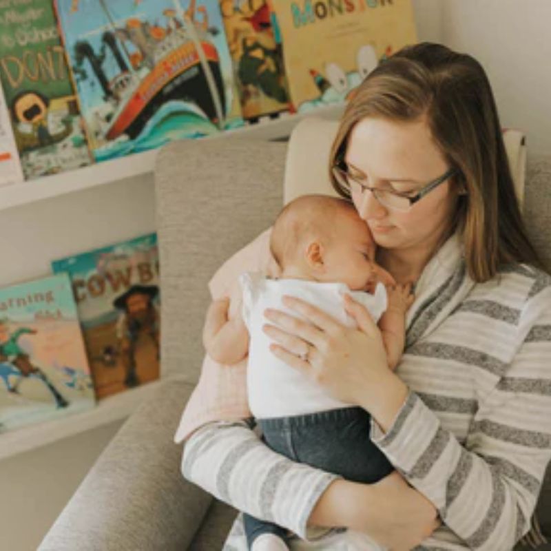 Cotton Muslin Burp Cloth - 2 - Pack Rose Petal