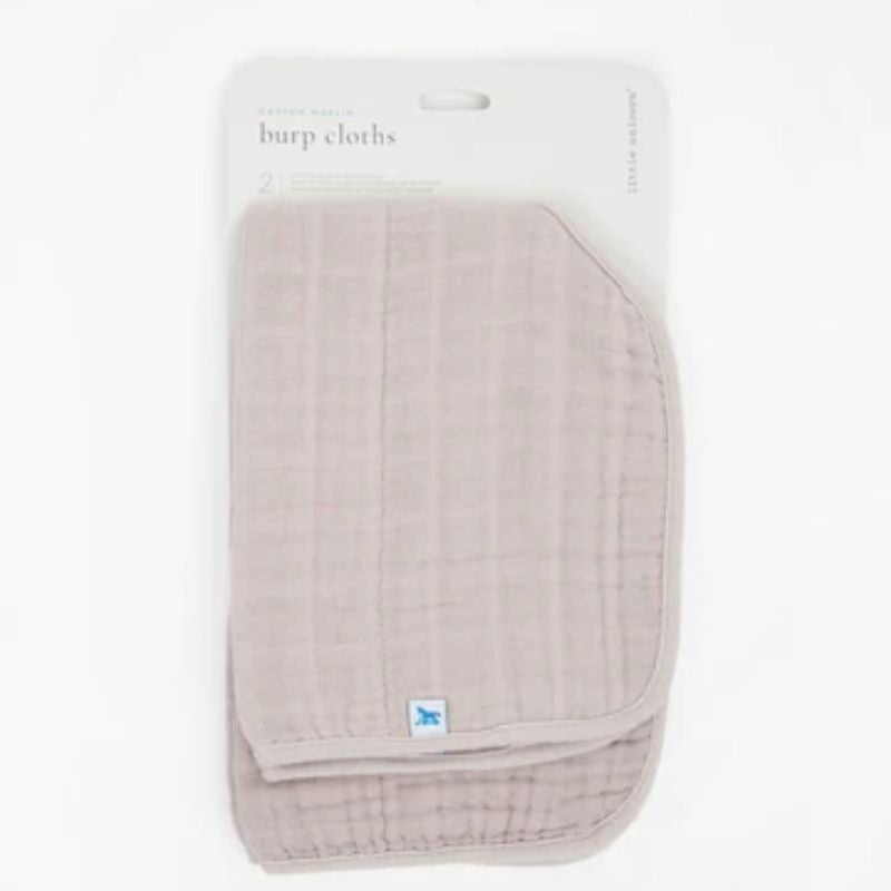 Cotton Muslin Burp Cloth - 2 - Pack Porpoise