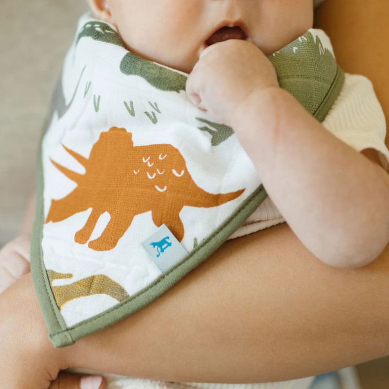 Cotton Muslin + Fleece Bandana Bib
