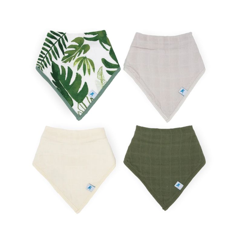 Cotton Muslin + Fleece Bandana Bib