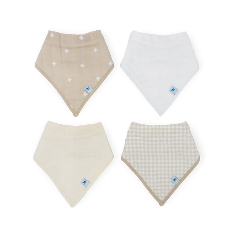 Cotton Muslin + Fleece Bandana Bib