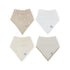 Cotton Muslin + Fleece Bandana Bib