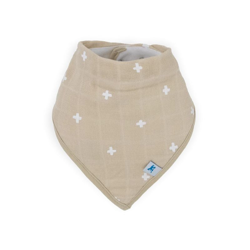 Cotton Muslin + Fleece Bandana Bib
