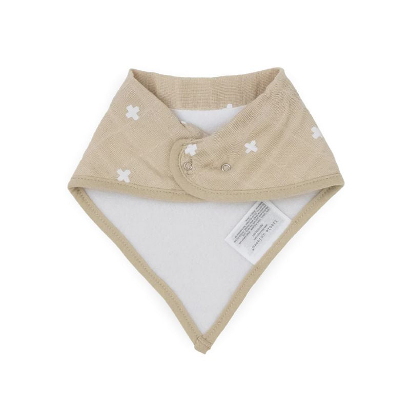 Cotton Muslin + Fleece Bandana Bib