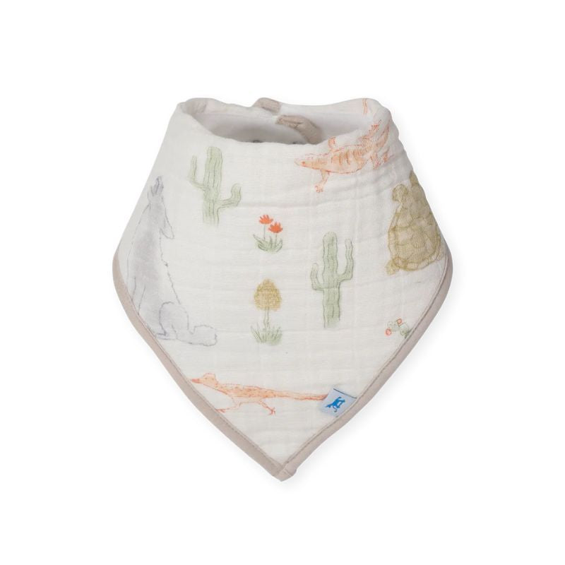 Cotton Muslin + Fleece Bandana Bib