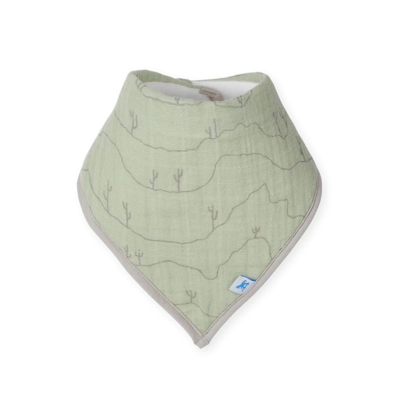 Cotton Muslin + Fleece Bandana Bib