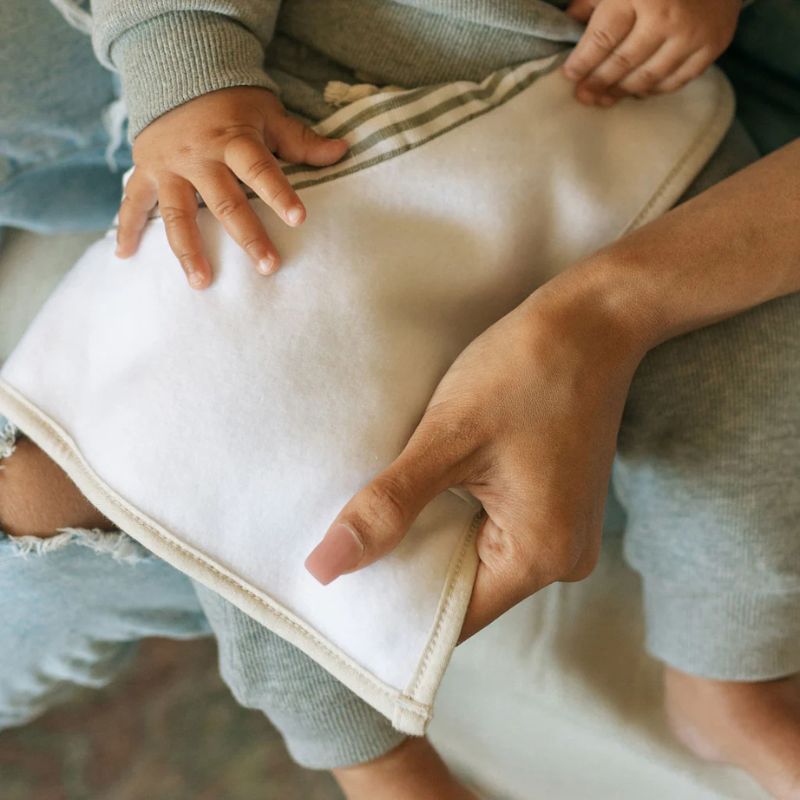 Cotton Muslin + Fleece Bandana Bib