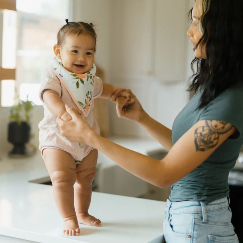 Cotton Muslin + Fleece Bandana Bib