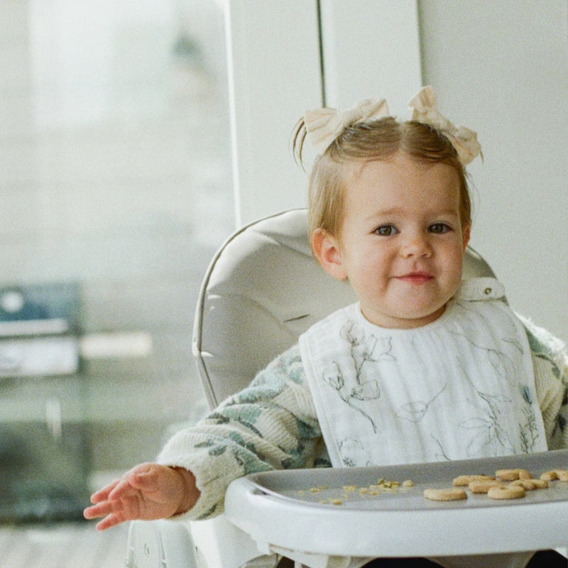 Cotton Muslin Classic Bibs - 3 Pack