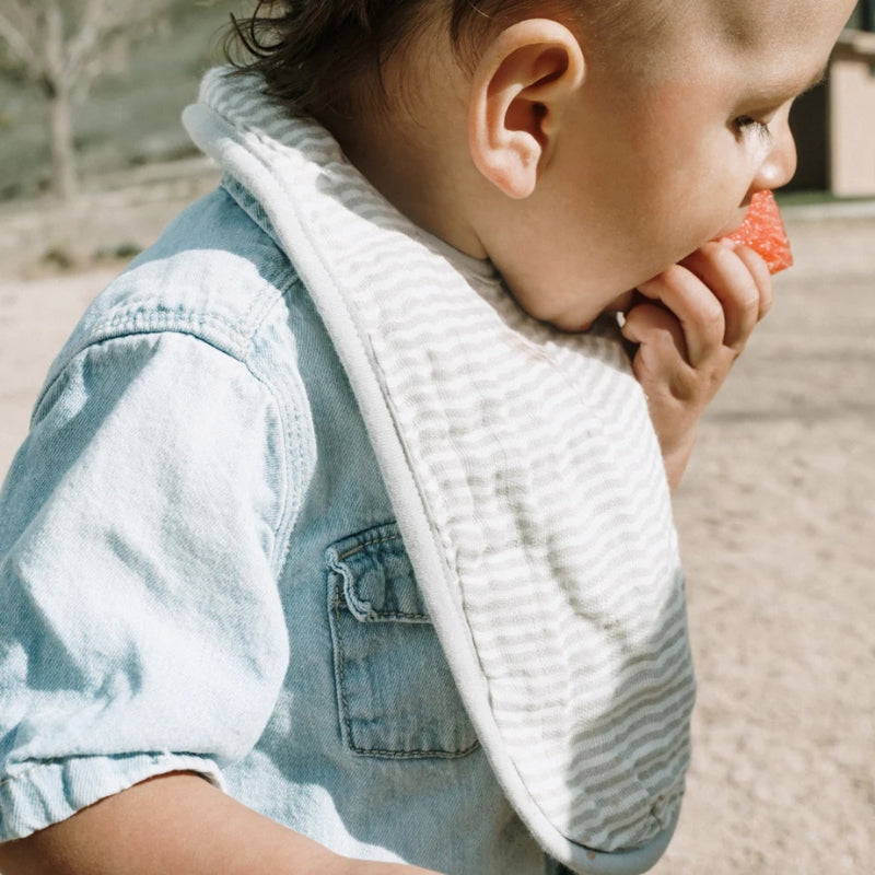 Cotton Muslin Classic Bibs - 3 Pack