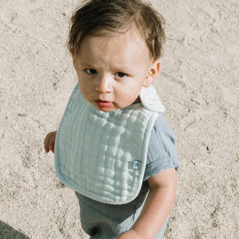 Cotton Muslin Classic Bibs - 3 Pack