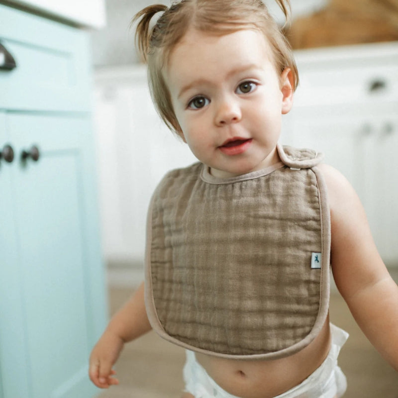 Cotton Muslin Classic Bibs - 3 Pack
