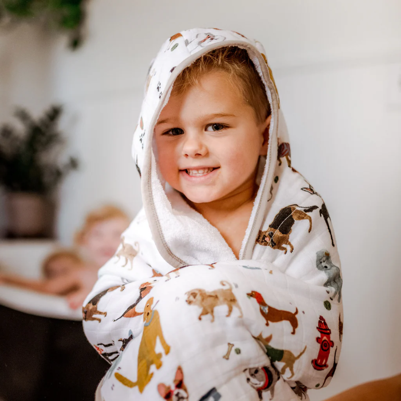 Cotton Muslin Toddler Hooded Towel