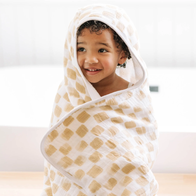 Cotton Muslin Toddler Hooded Towel
