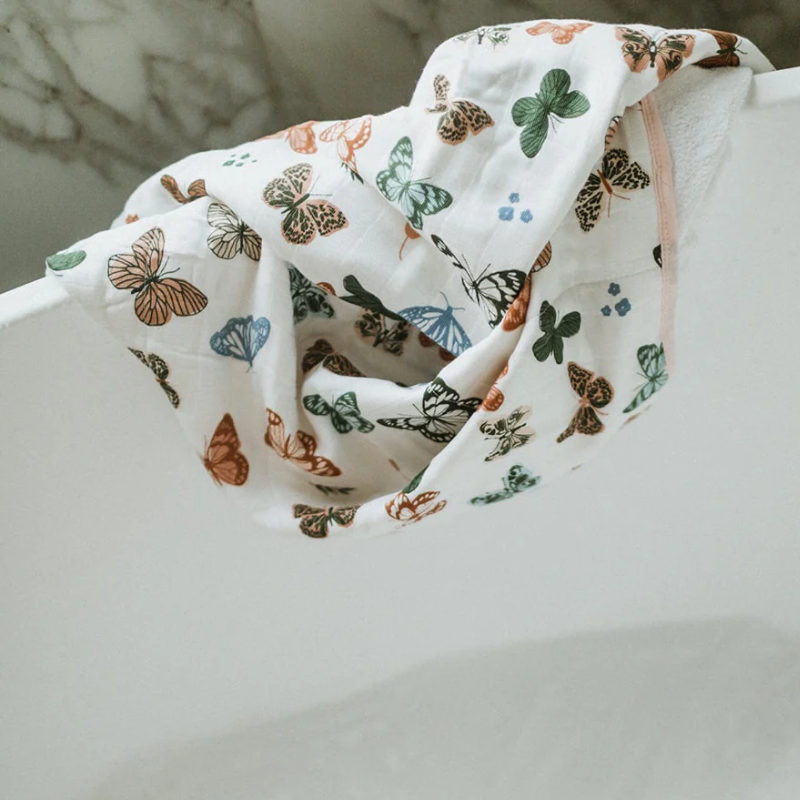 Cotton Muslin Toddler Hooded Towel