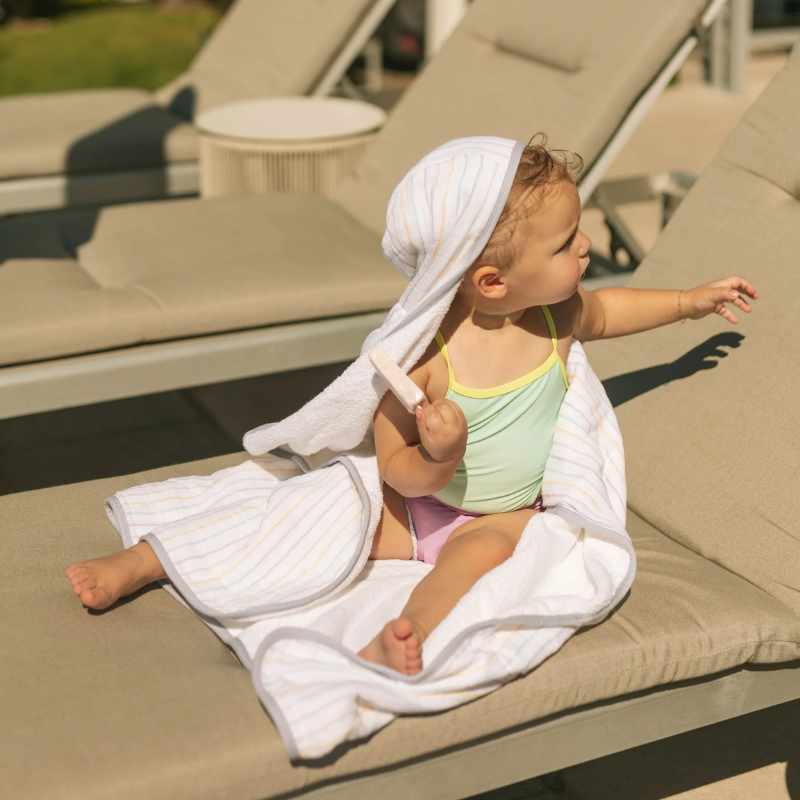 Cotton Muslin Toddler Hooded Towel