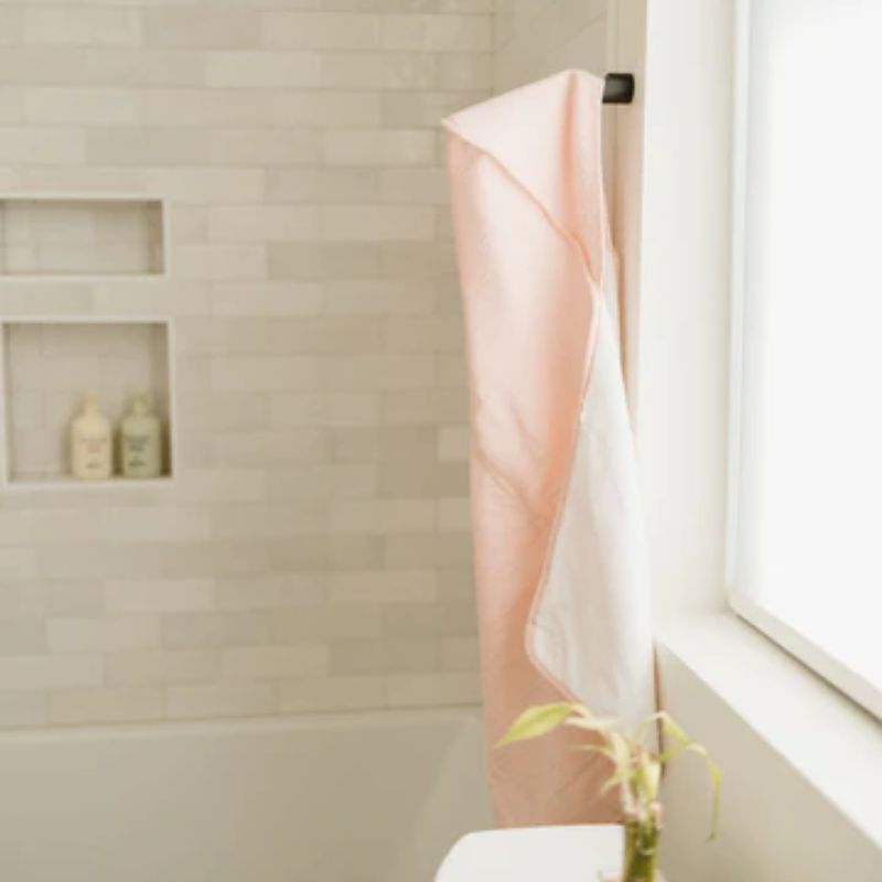 Infant Hooded Towel Rose Petal
