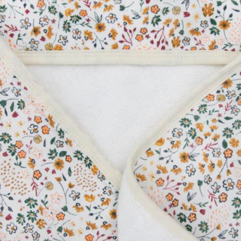 Infant Hooded Towel Pressed Petal