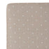 Cotton Muslin Crib Sheets Taupe Cross