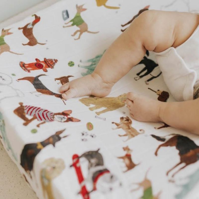 Cotton Muslin Change Pad Cover