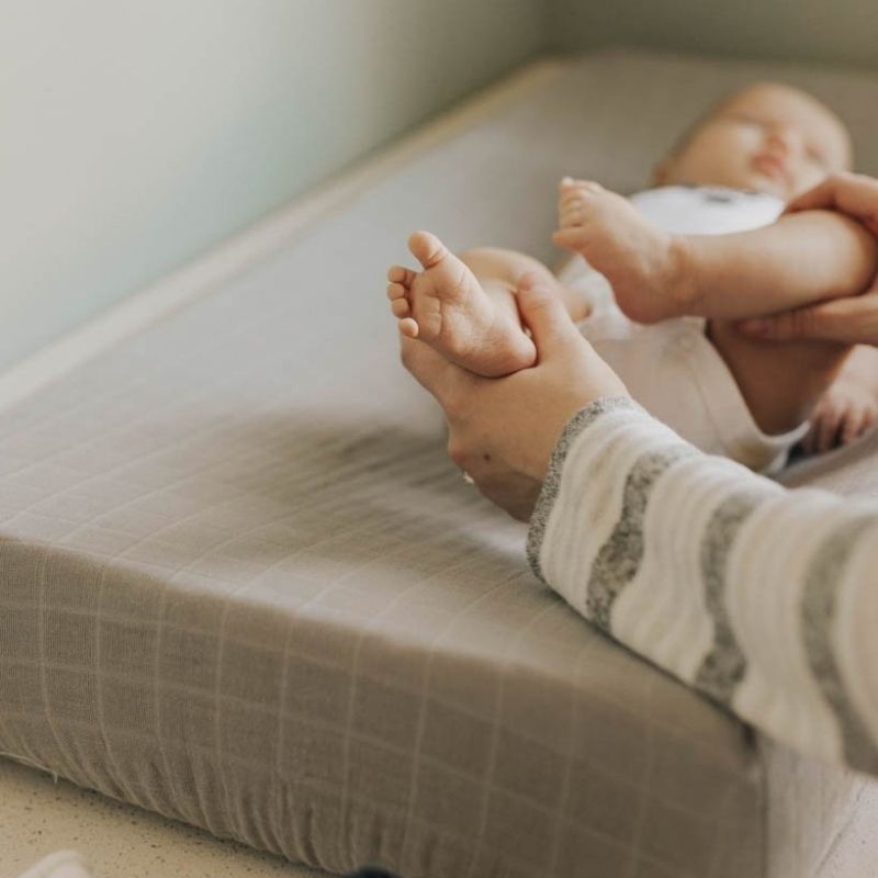 Cotton Muslin Change Pad Cover