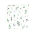 Muslin Crib Sheets Watercolour Foliage