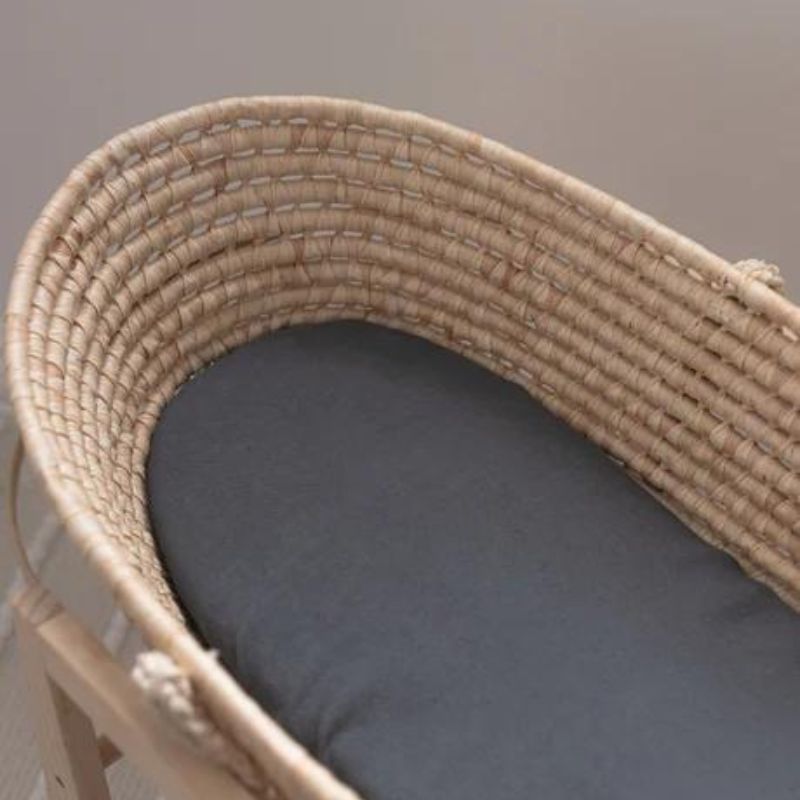 Linen Bassinet Sheet Grey