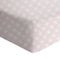 Fitted Cotton Crib Sheet Pink Gingham