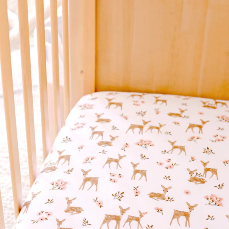 Fitted Cotton Crib Sheet