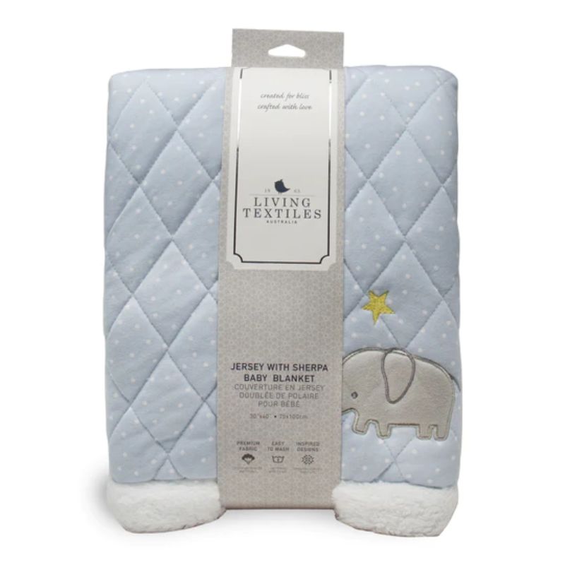 Muslin Stroller Blankets Mason Elephant